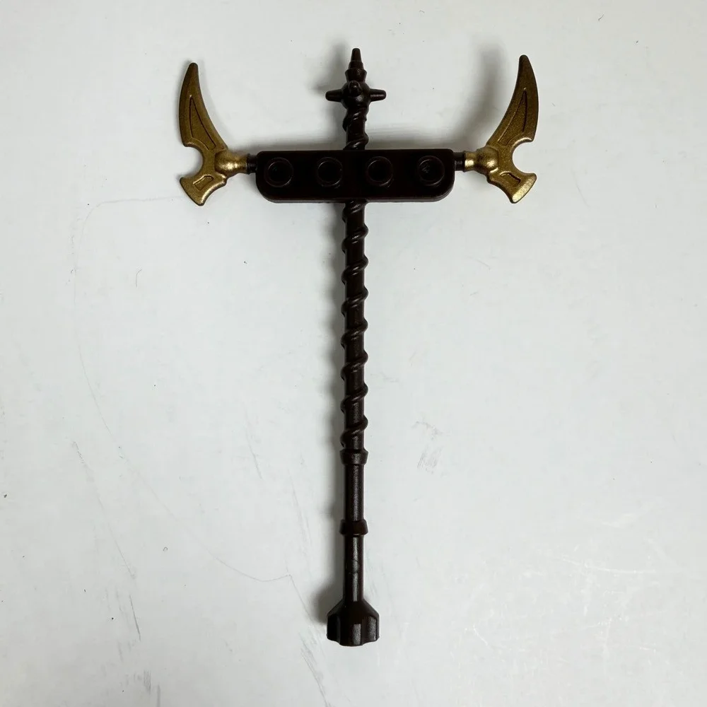 Mega Bloks World of Warcraft Brown Gold Twisted Staff Weapon AM08048 Replacement